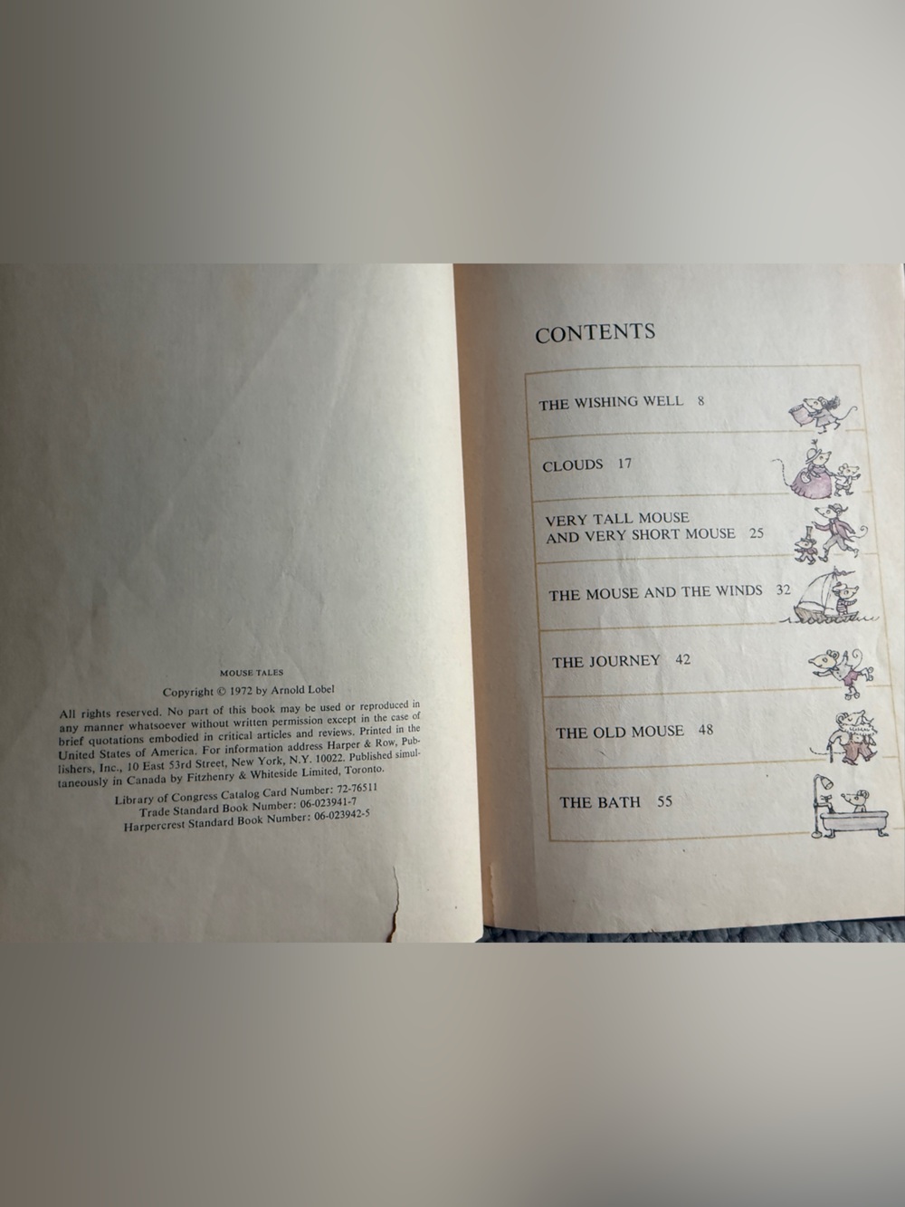 Hardcover Mouse Tales Picture Book by Arnold Lobel - Picture 3 of 7